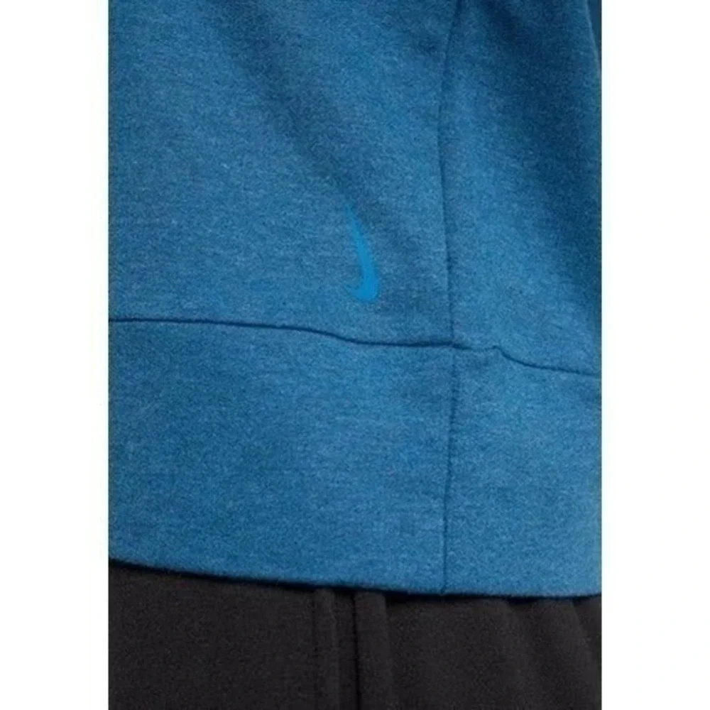 Nike Dri-FIT Womens Teal Open Back Crossover Training Top Sweatshirt Small